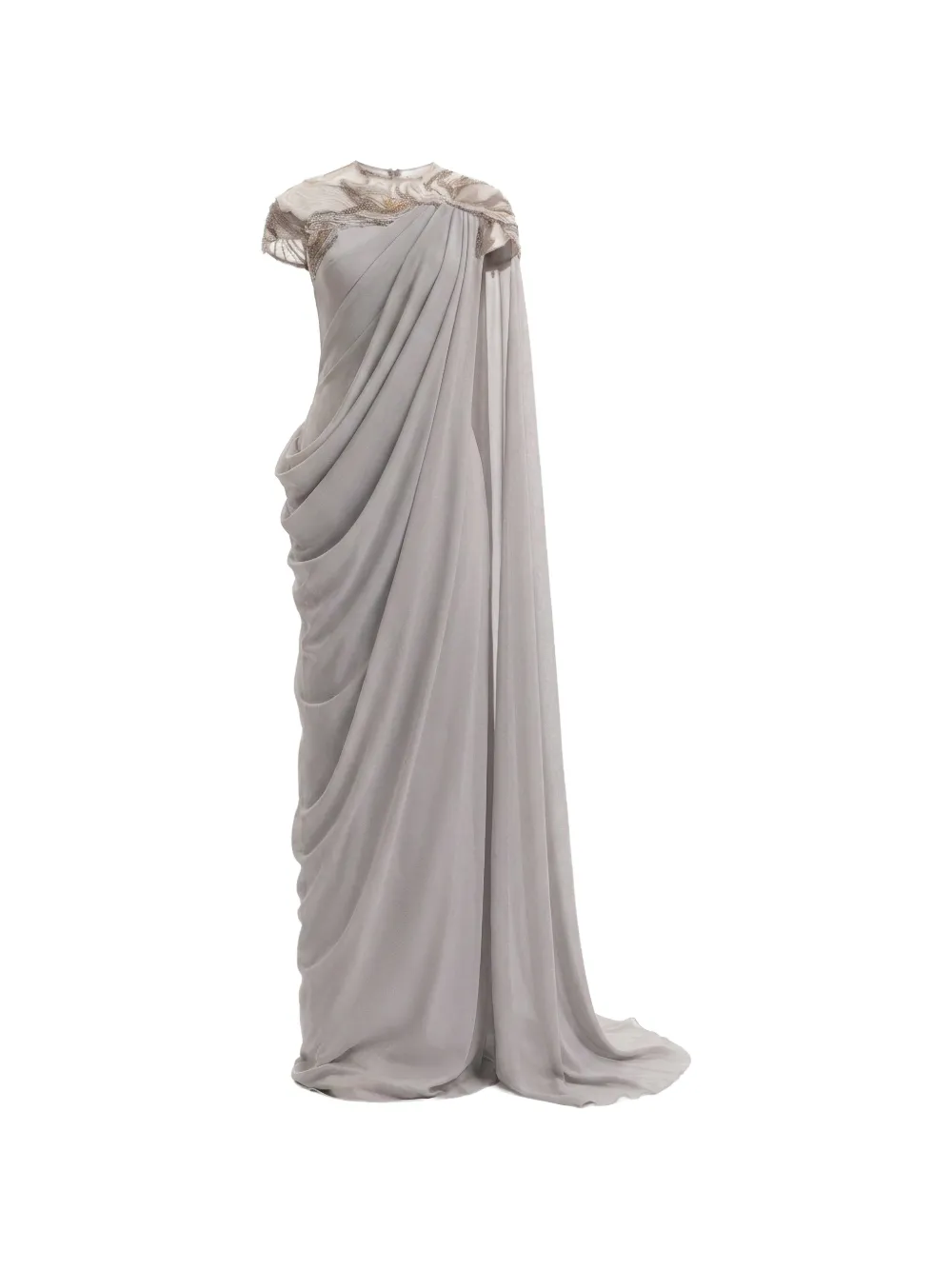 Gemy Maalouf embroidered draped dress · 10