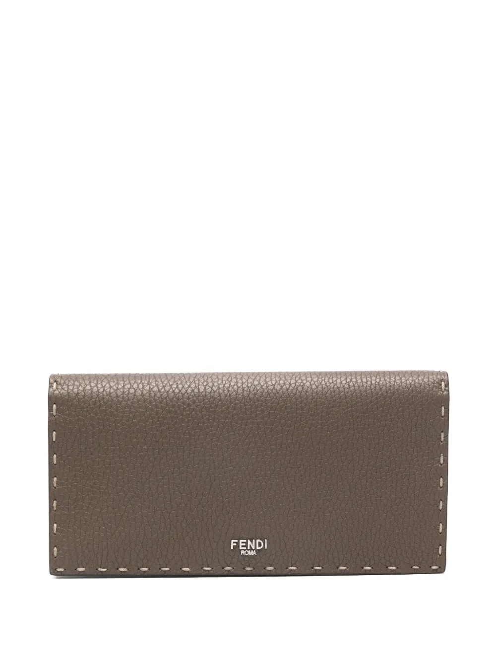FENDI Selleria stitched wallet - Marrone