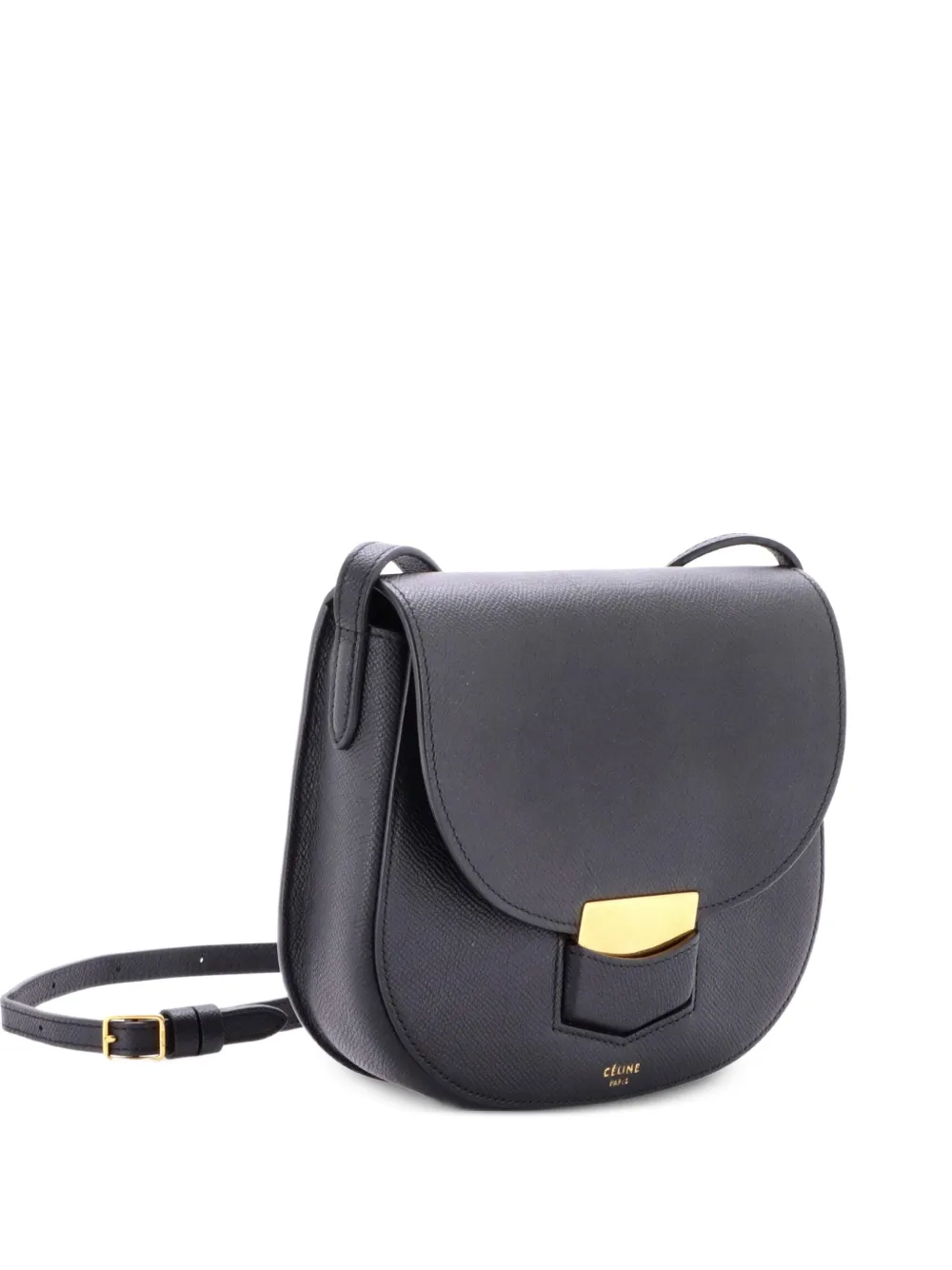 Celine Pre-Owned Trotteur Grainy Leather Small crossbody bag - Nero