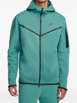 Nike テックフリース ジップパーカー | グリーン | FARFETCH JP