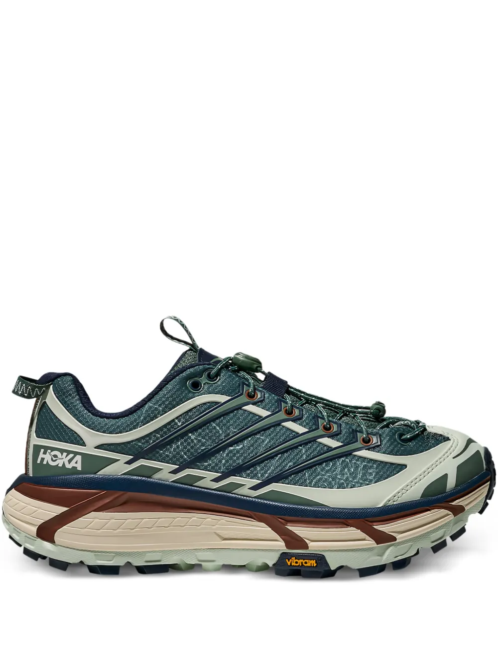 HOKA Mafate Three2 Wordmark "Fern" - Blu