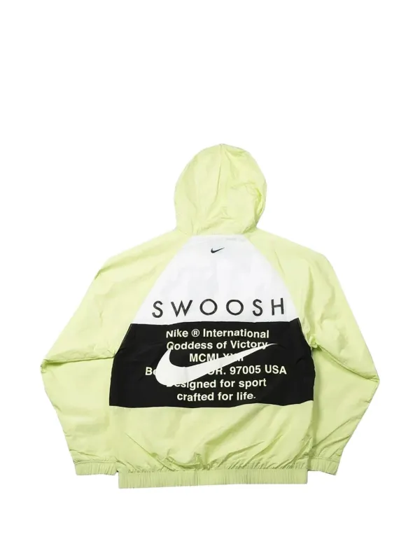 nike swoosh jacket yellow