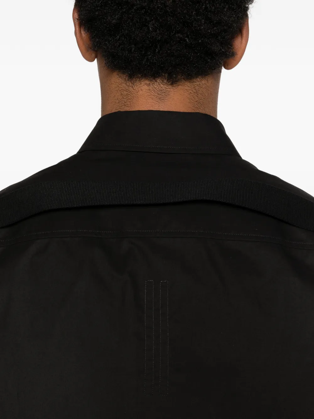 Rick Owens Overhemd met klassieke kraag Zwart