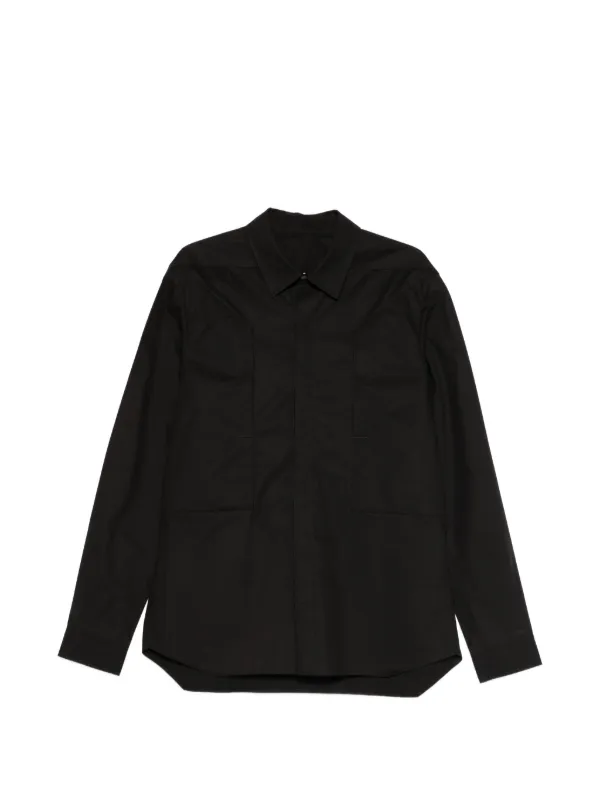 Rick Owens ロングスリーブ シャツ | ブラック | FARFETCH JP