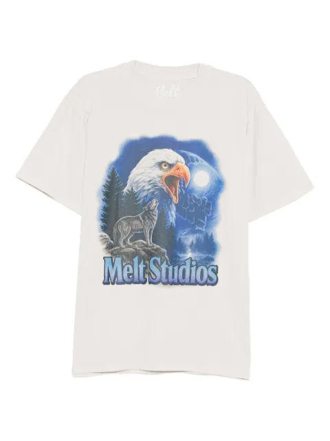 Melt eagle-print T-shirt
