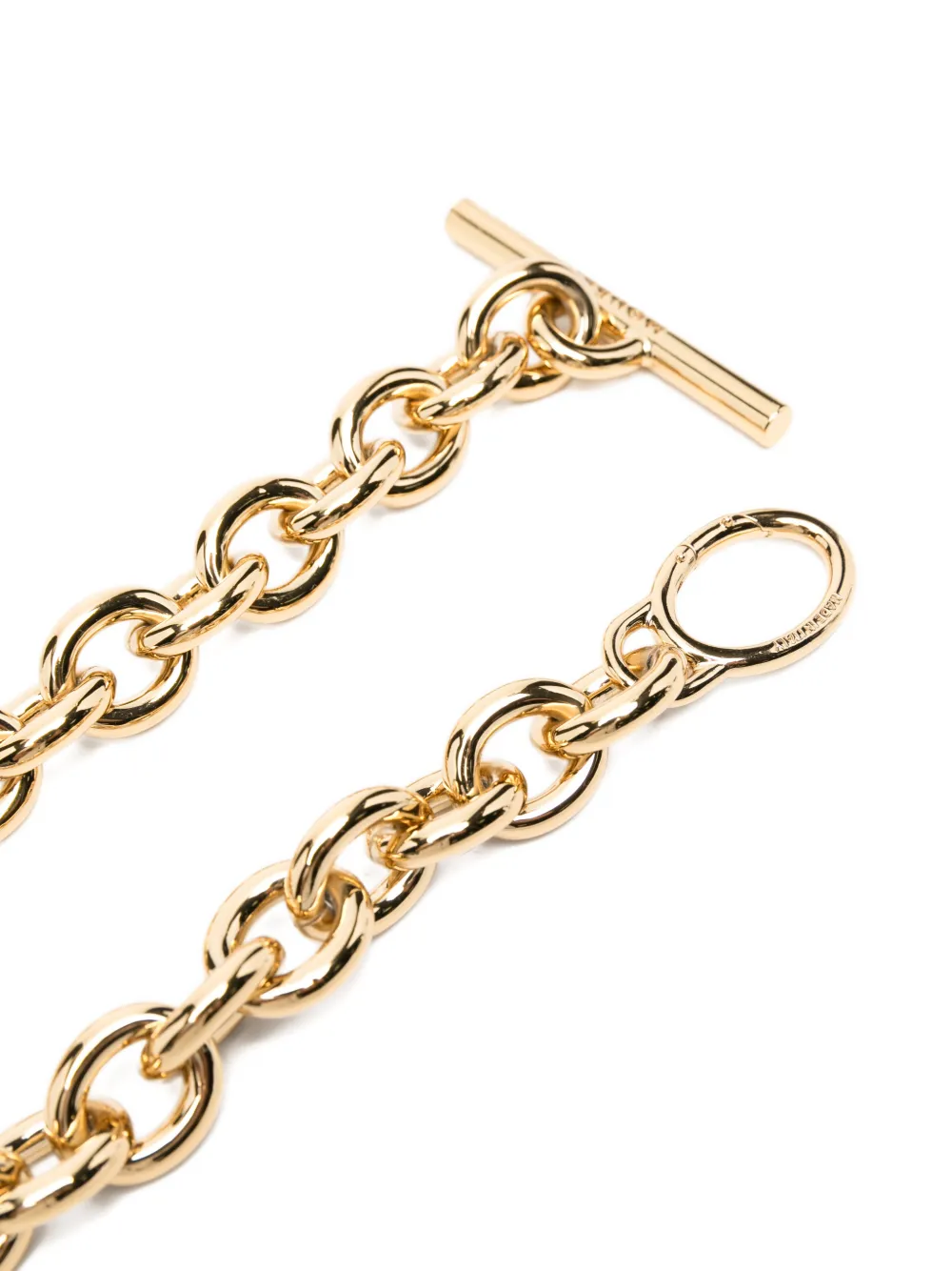  Alexander Mcqueen T-bar Chain Belt - Gold 