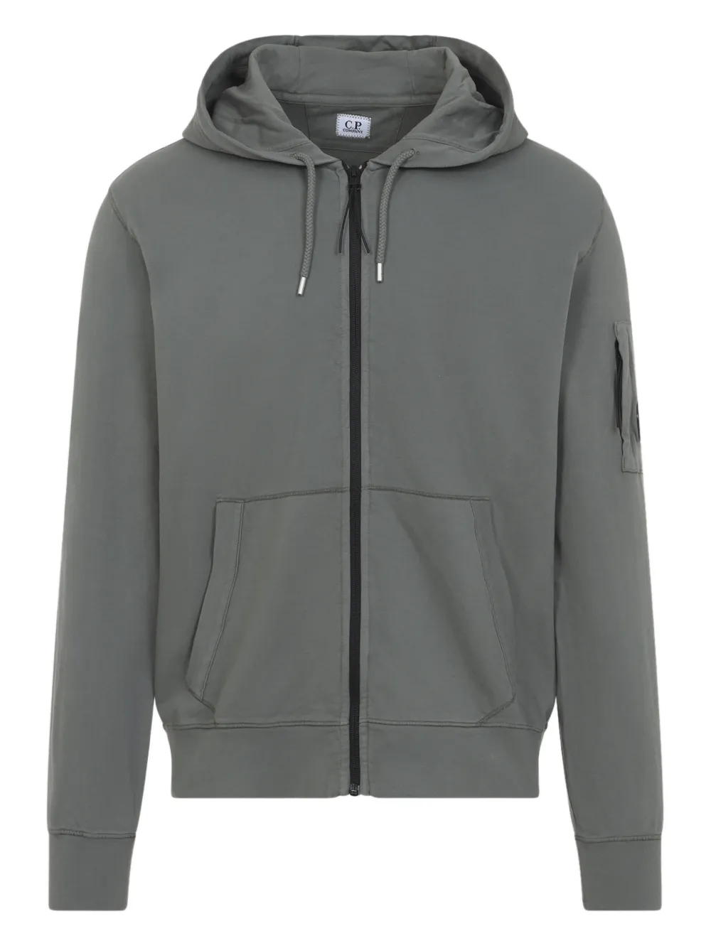 C.P. Company zip-up hooded hoodie - Grigio