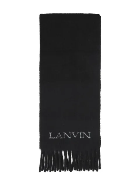 Lanvin fringed-edges scarf