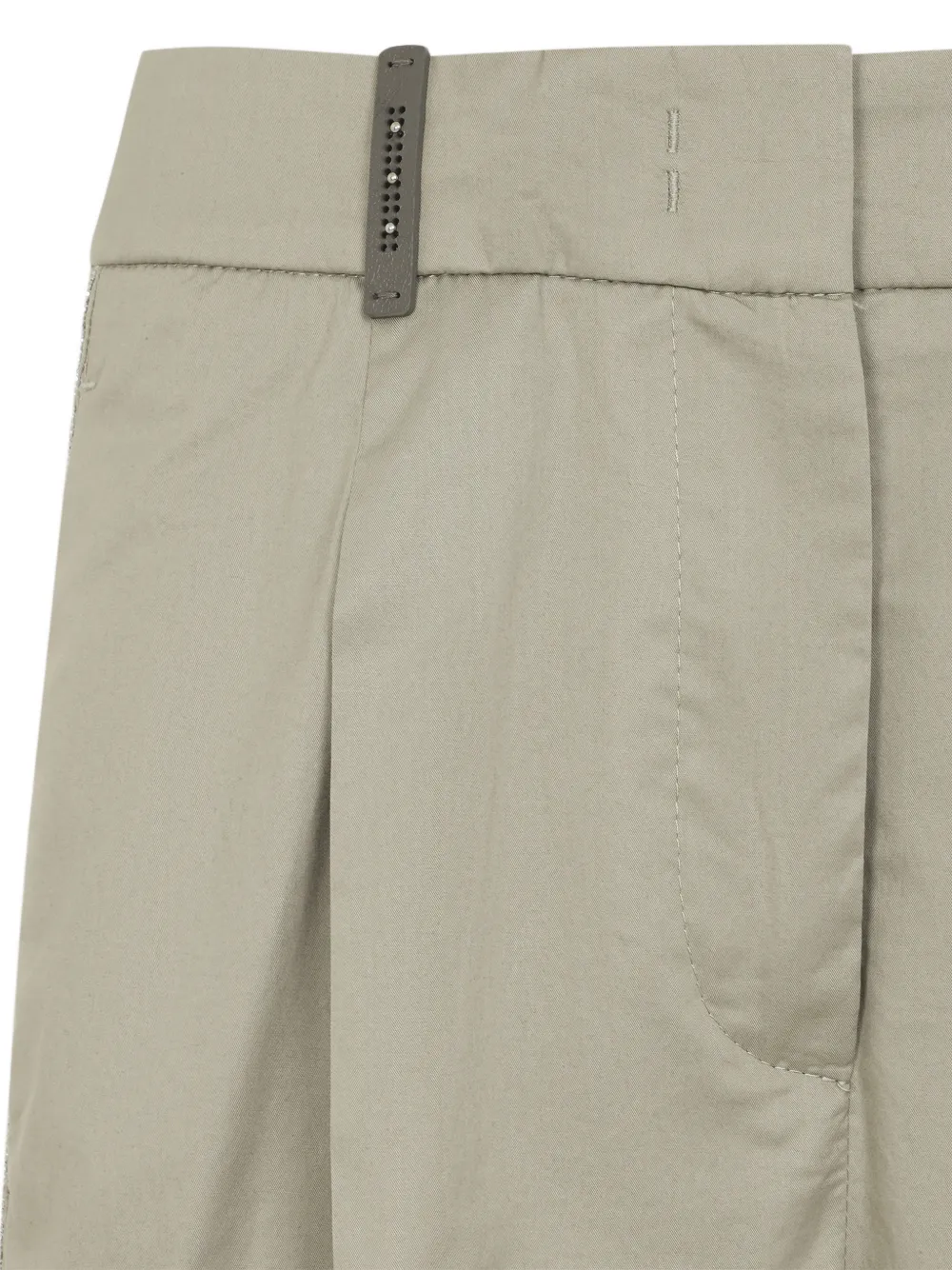 Peserico Palazzo broek met wijde pijpen Beige