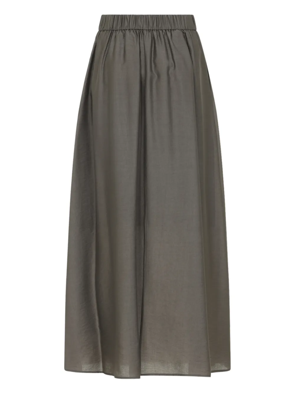 Peserico pleated-detail midi skirt - Bruin