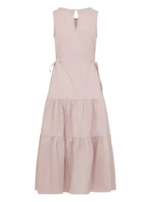 women's pink midi dress Jessie Pink Midi Dress - US 2