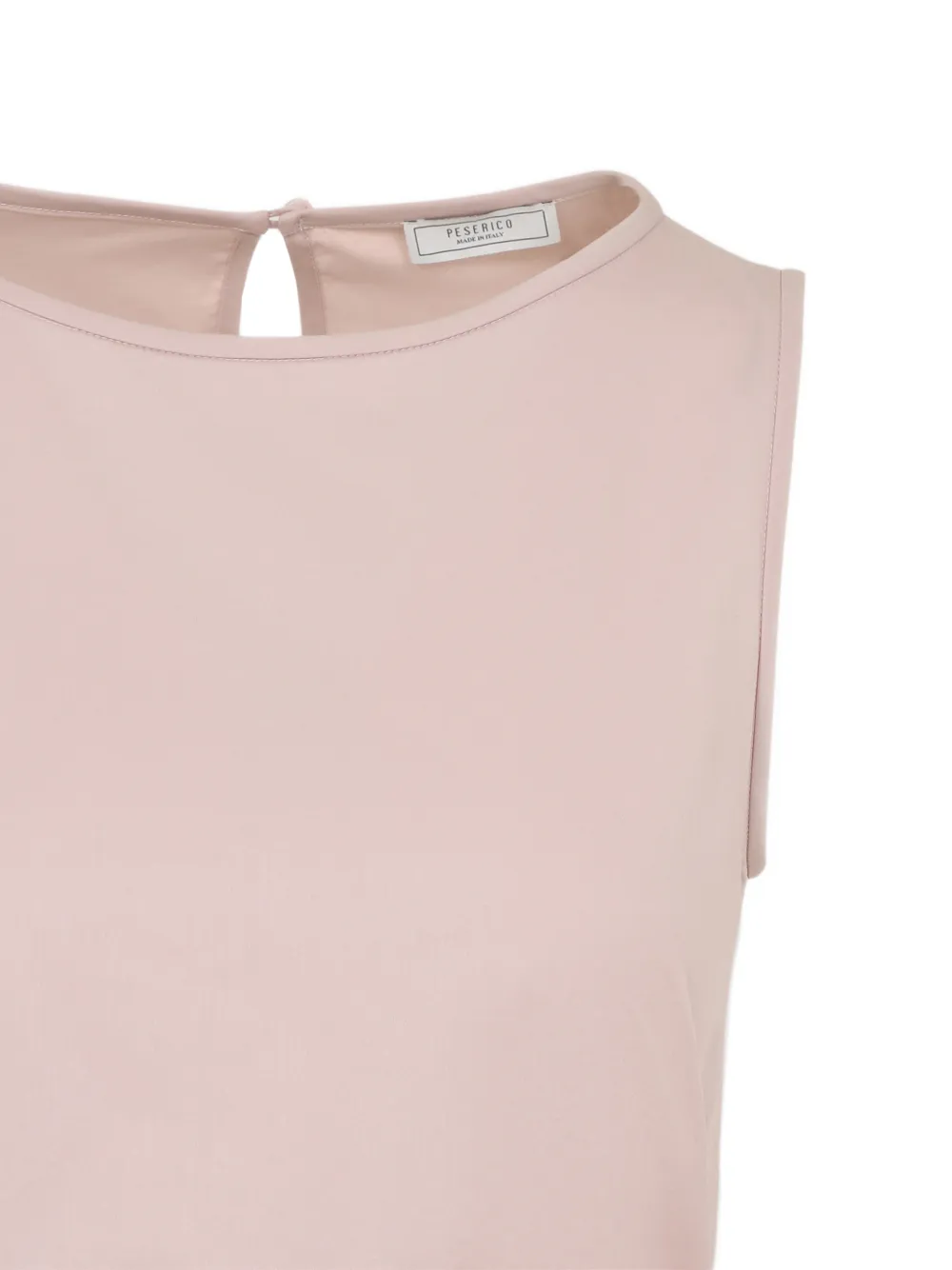 Peserico Mouwloze midi-jurk Roze