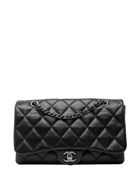CHANEL Pre-Owned 2013-2014 Jumbo Classic Lambskin 3 Compartment Flap shoulder bag