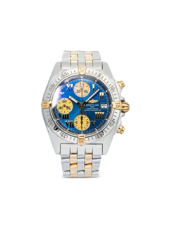 Breitling クロノコックピット 39mm | ブルー | FARFETCH JP
