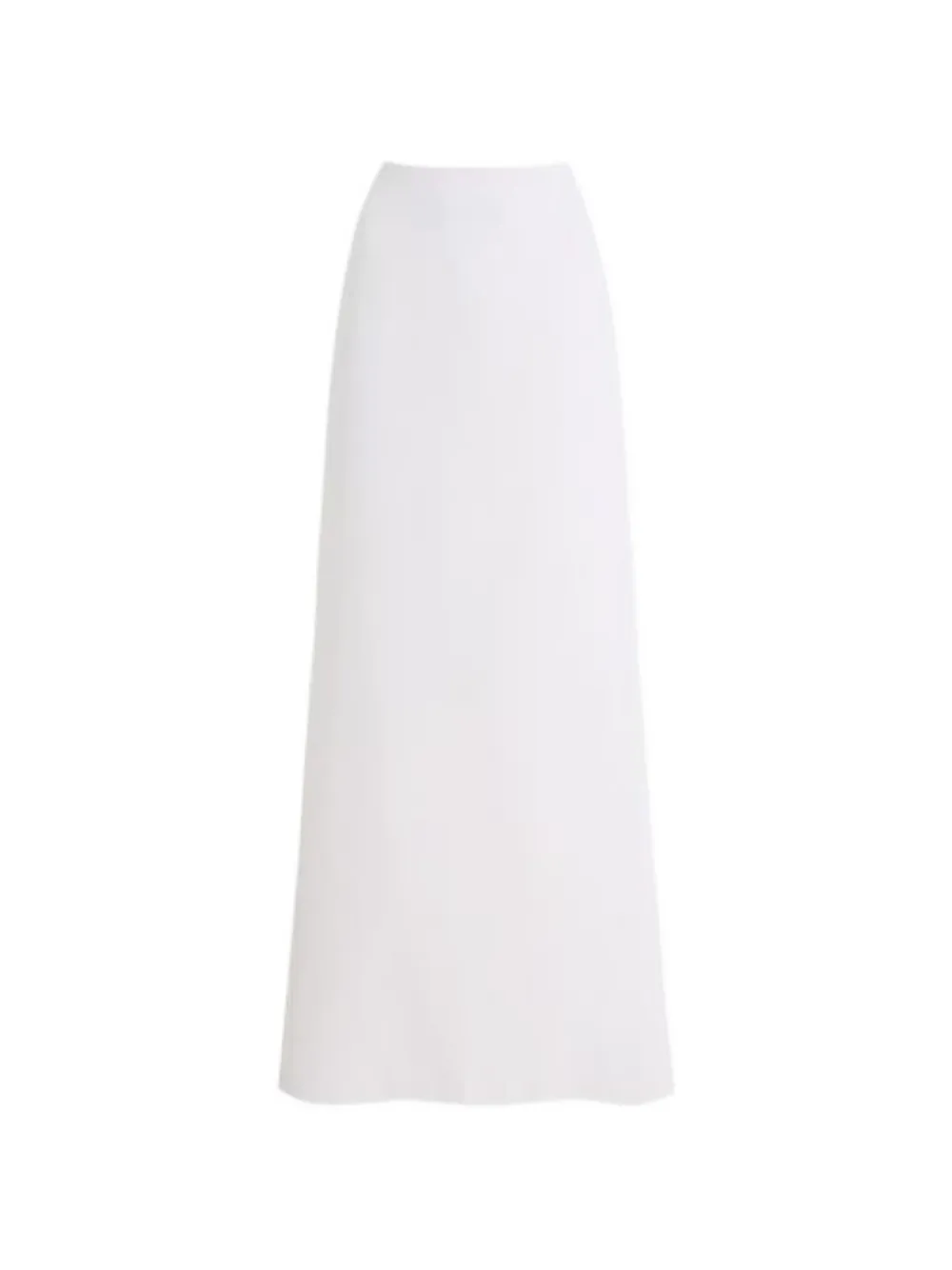 Brandon Maxwell Train Maxi Skirt In White