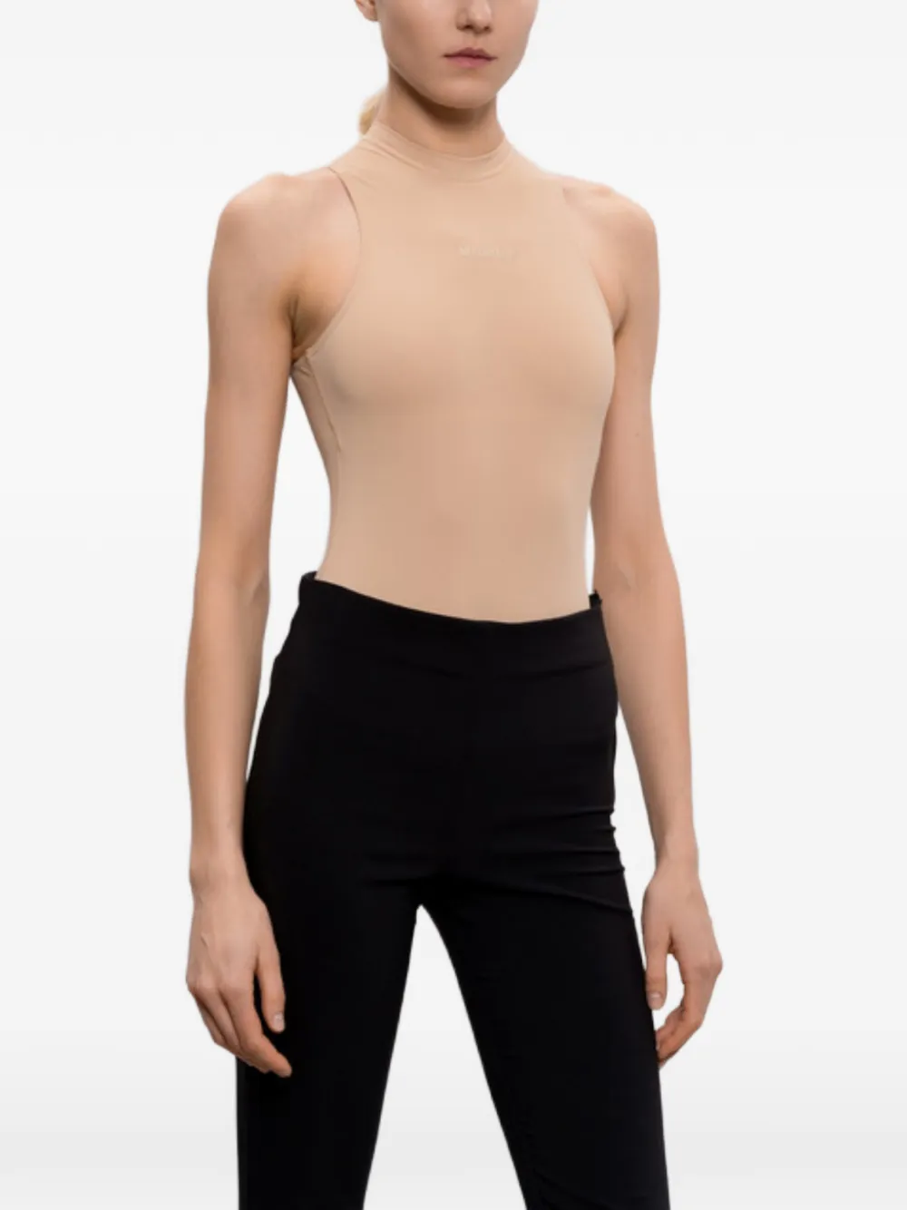  Vetements Logo-detail Bodysuit - Neutrals 