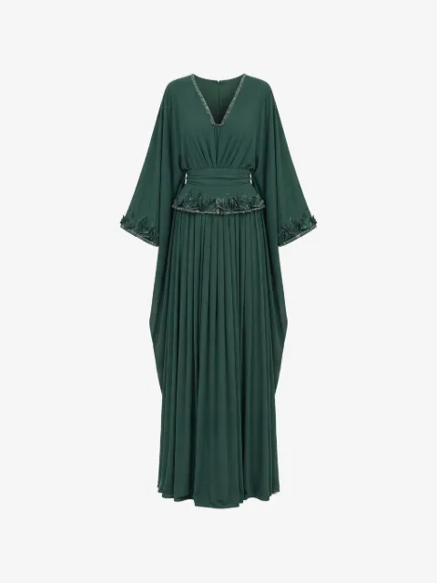 Saiid Kobeisy embroidered-details long-sleeve dress
