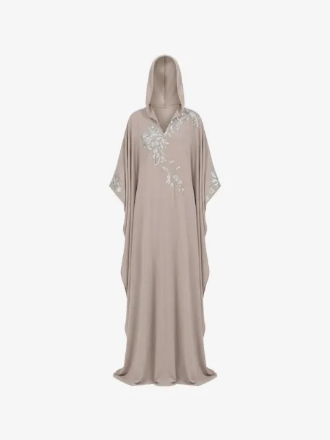 Saiid Kobeisy embellished-front hooded abaya