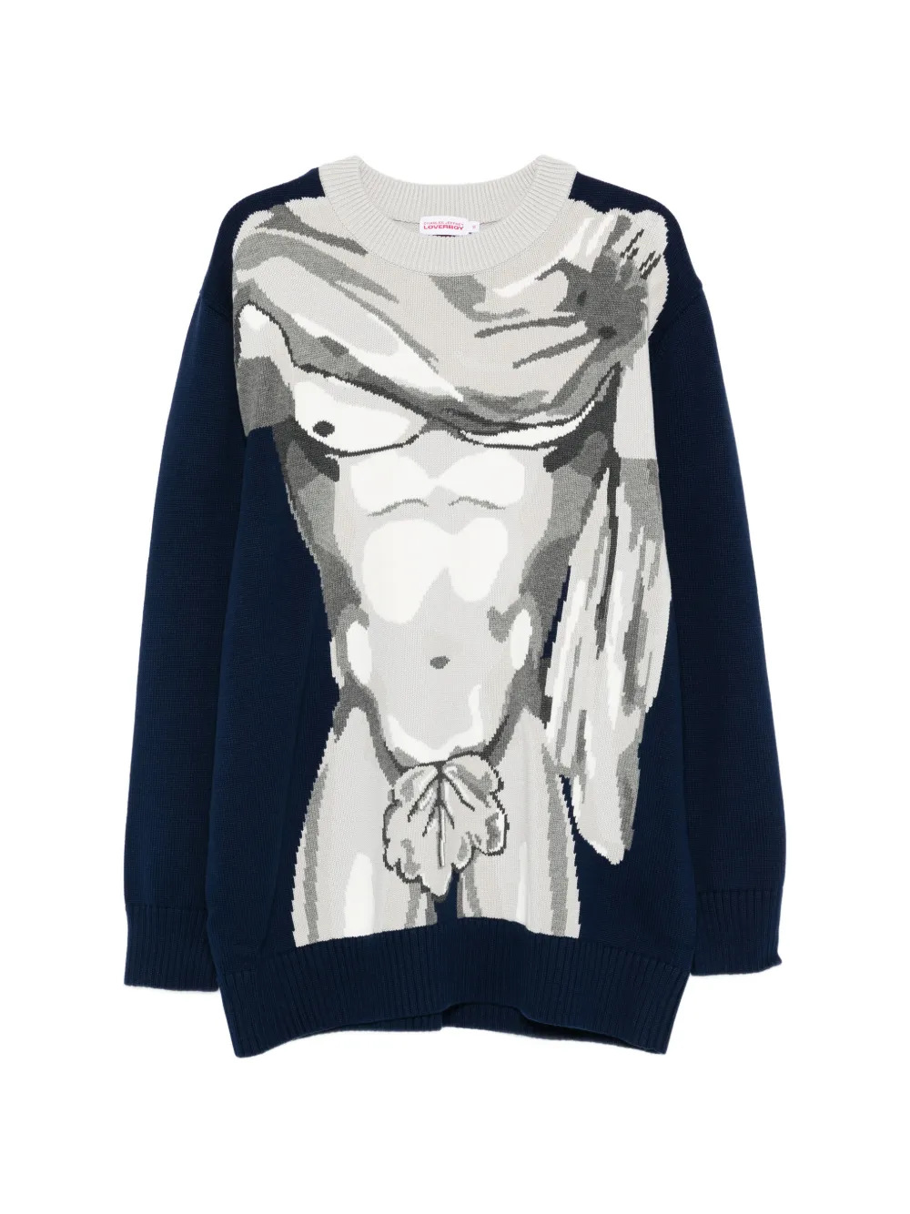 Charles Jeffrey Loverboy Maglione Sexy Bust - Blu