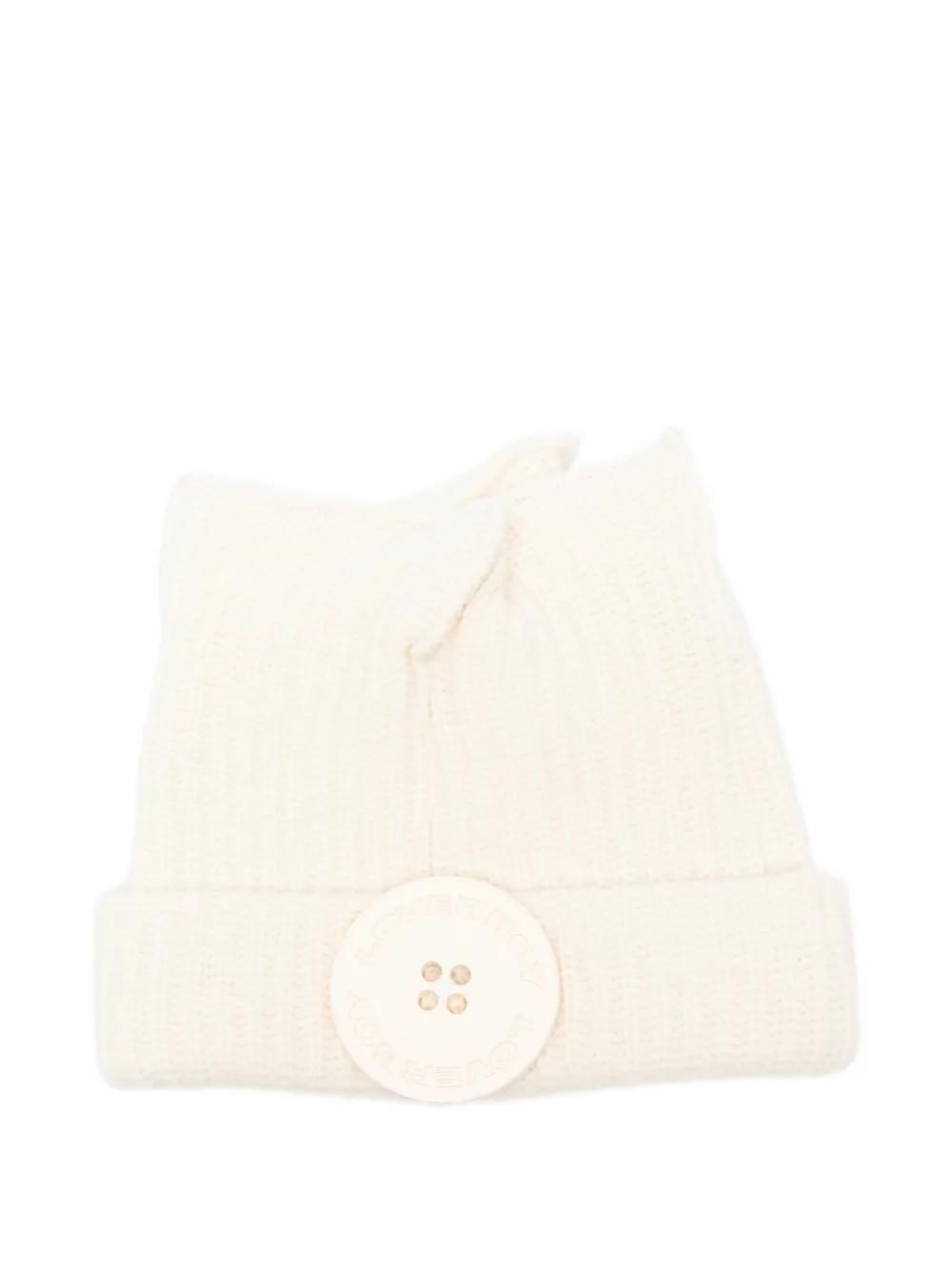 Charles Jeffrey Loverboy Box button beanie - Toni neutri
