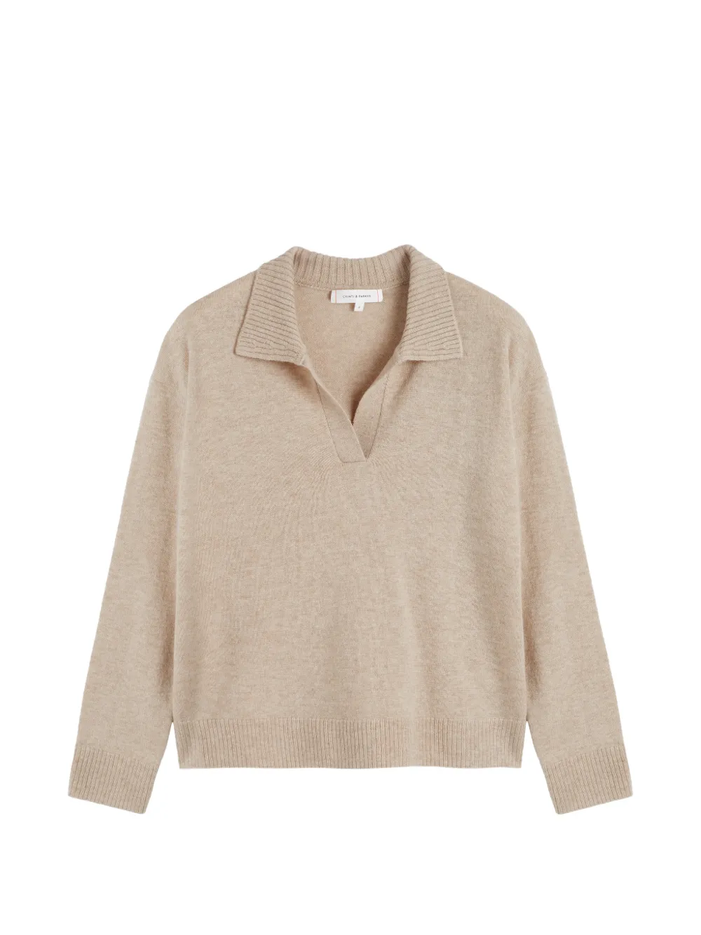 Chinti & Parker polo-collar sweater · L