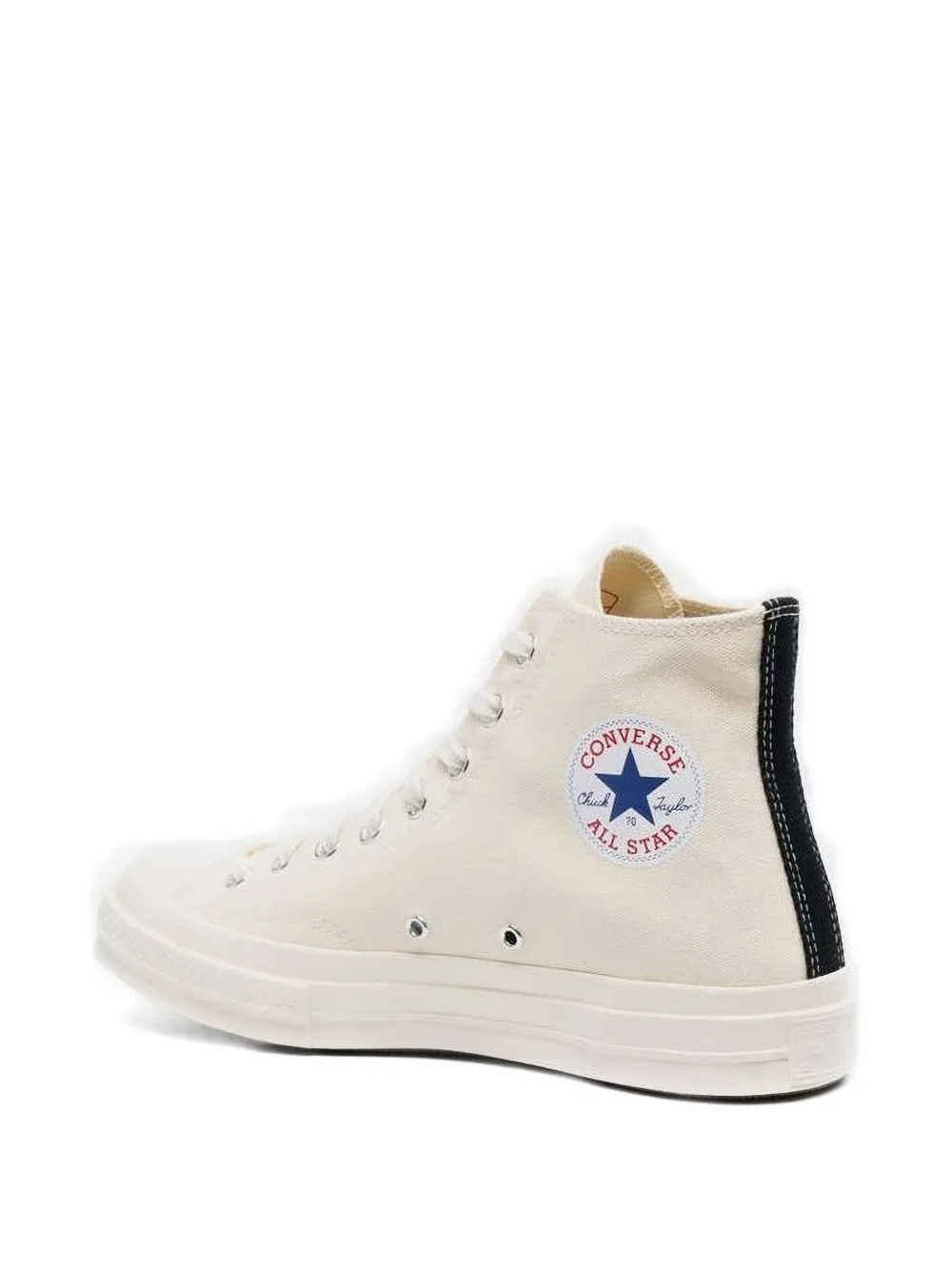 Comme des Garçons Homme x Converse Chuck 70 heart-motif high-top sneakers Wit