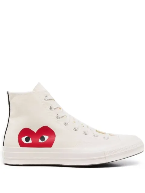 Comme des Garçons Homme x Converse Chuck 70 heart-motif high-top sneakers