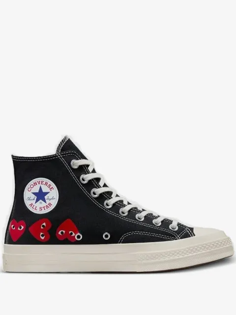 Comme des Garçons Homme x Converse Chuck 70 heart-motif high-top sneakers