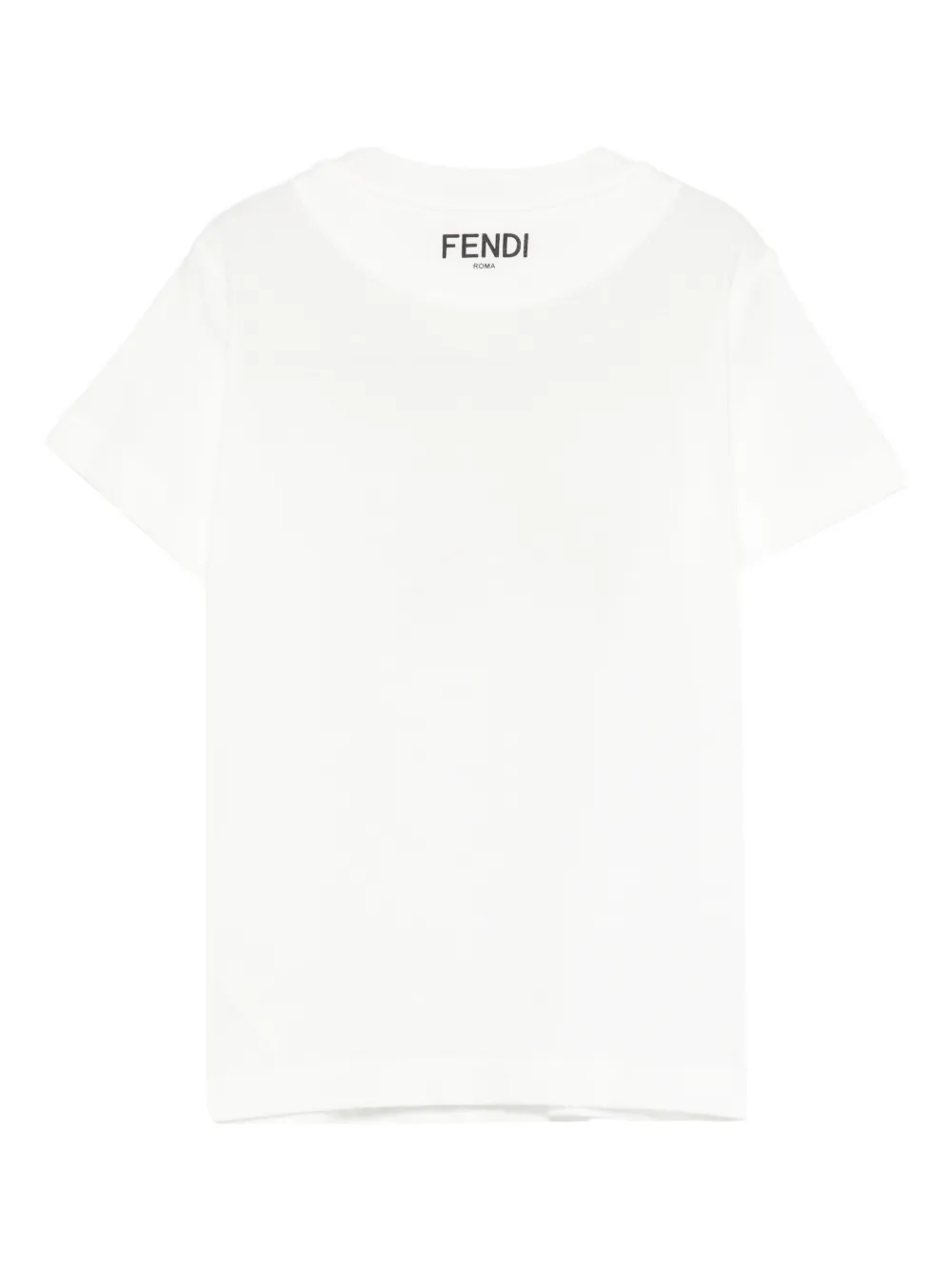  Fendi Kids Graphic T-shirt - White 