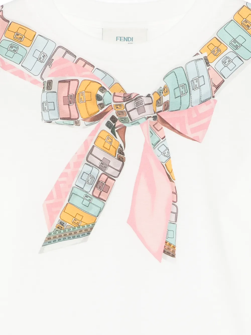  Fendi Kids Graphic T-shirt - White 