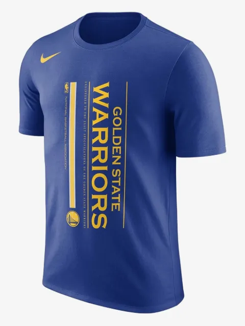 Nike NBA DRI-fit golden state warriors design T-shirt