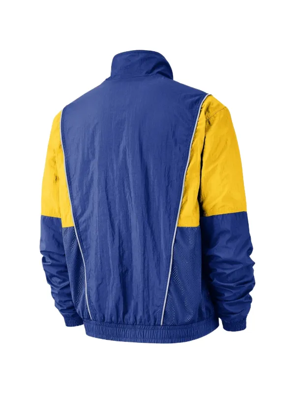 Nike NBA Golden State Warriors Courtside Jacket | Blue | FARFETCH