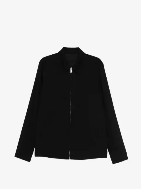 Rick Owens long-sleeve pointed-collar bomber jacket