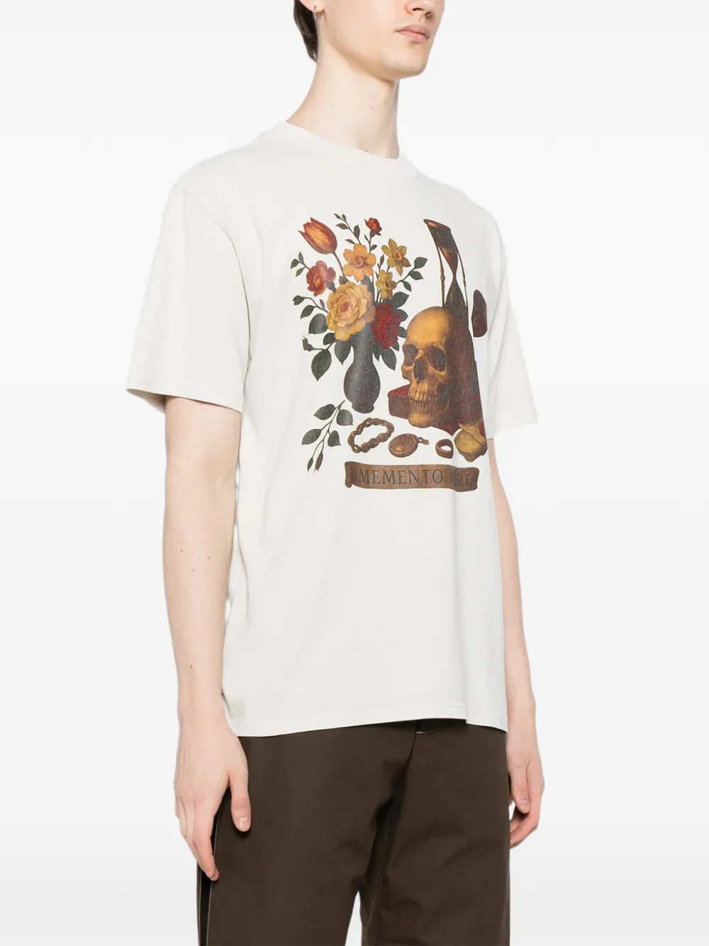  Melt Graphic-print T-shirt - Neutrals 