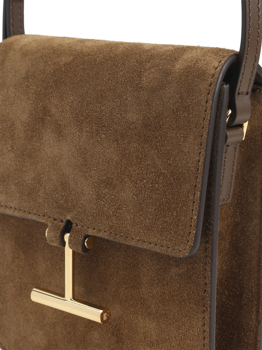 Tom Ford T-bar Shoulder Bag - Brown 