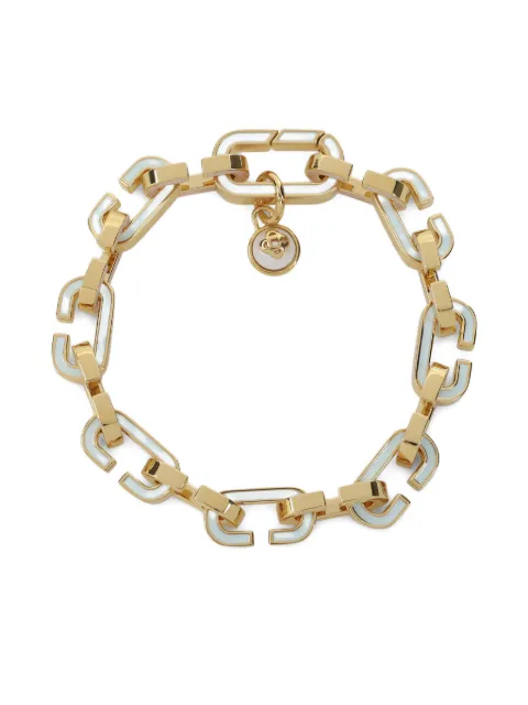 Casablanca chain charm brass bracelet