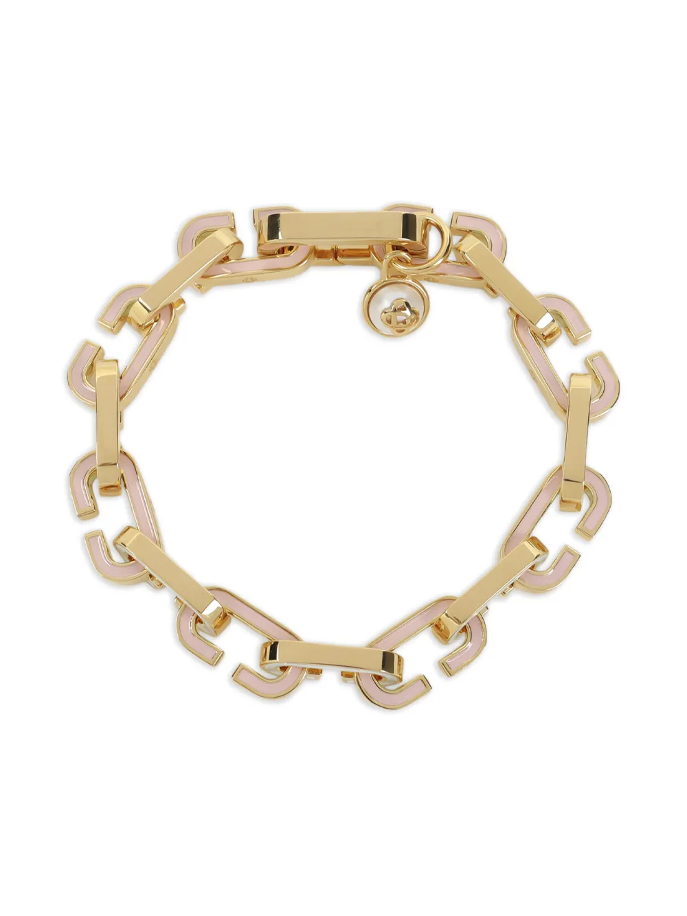 Casablanca chain charm brass bracelet - Oro