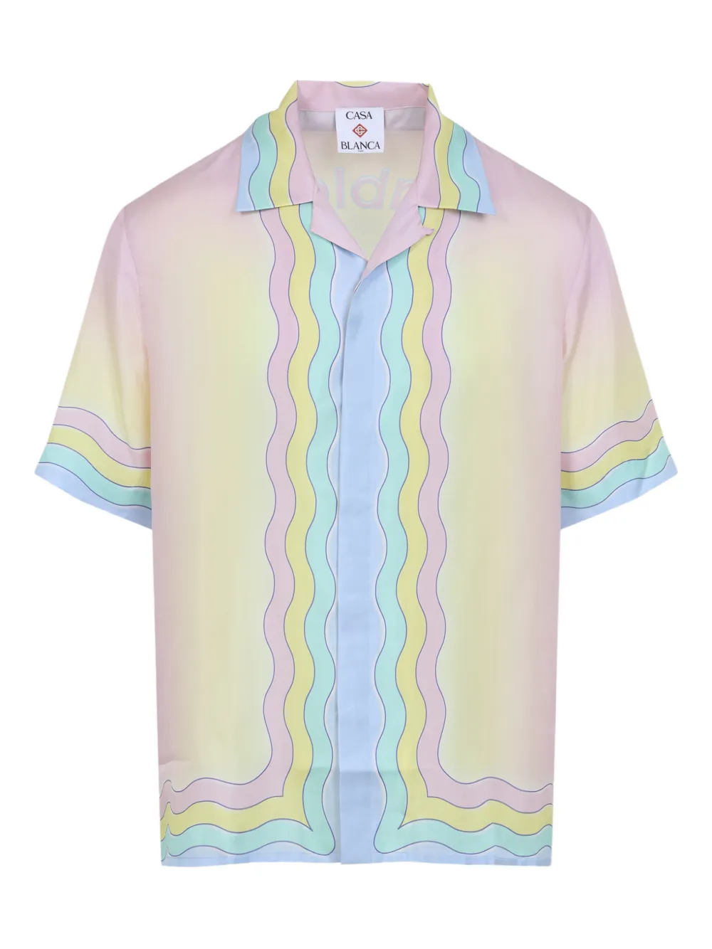 Casablanca wavy patterned shirt - Toni neutri