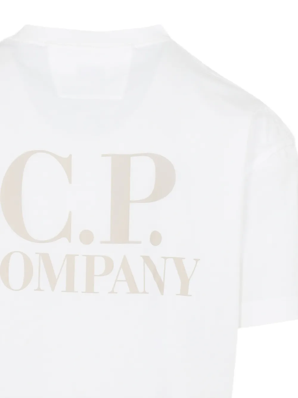 C.P. Company 30 1 jersey T-shirt met korte mouwen en grafische print Wit