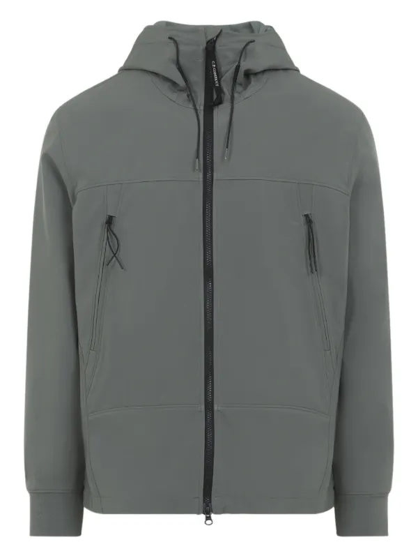 C.P. COMPANY ジップアップ フーデッドジャケット グレー L C.P. Company フーデッド ジップジャケット | グレー | FARFETCH JP