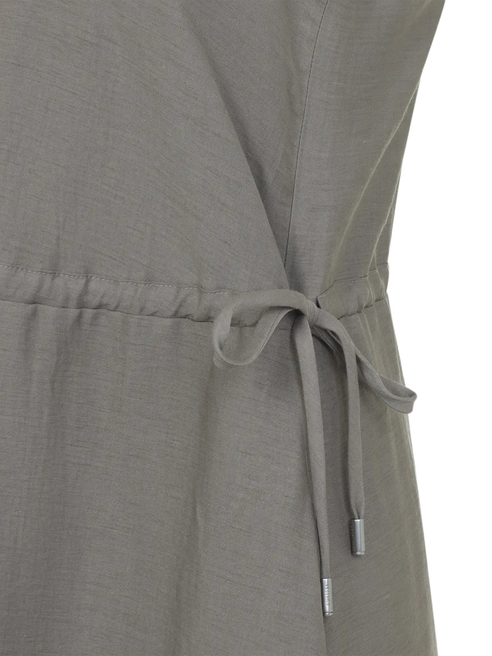 Peserico Midi-jurk met V-hals Grijs