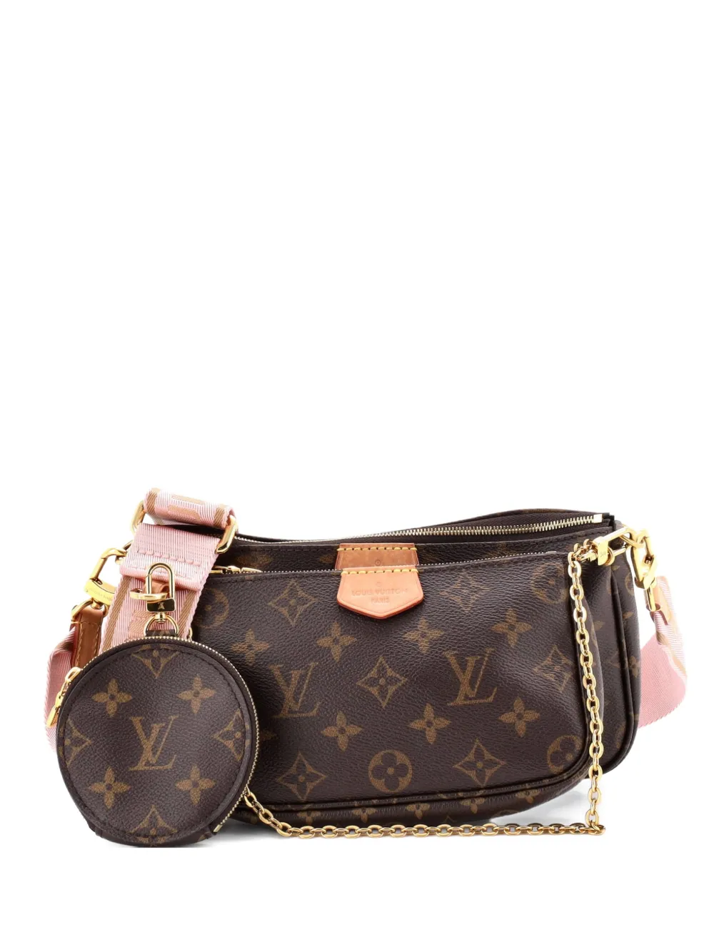 Louis Vuitton Pre-Owned Multi Pochette Accessoires Monogram Canvas crossbody bag - Marrone
