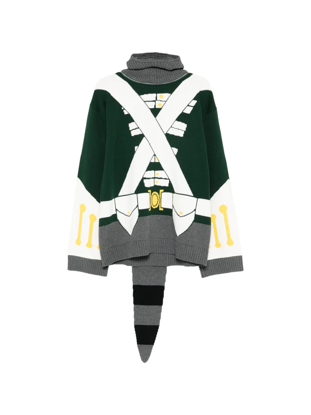 Charles Jeffrey Loverboy Animal Boo sweater - Verde