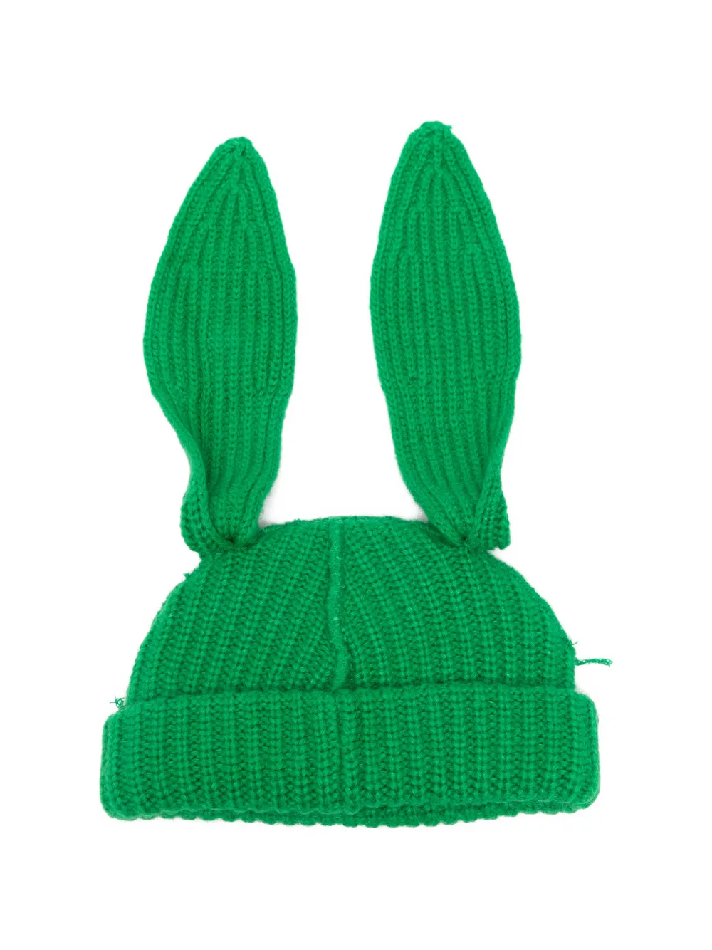 Charles Jeffrey Loverboy Chunky Rabbit Beanie Hat | Green