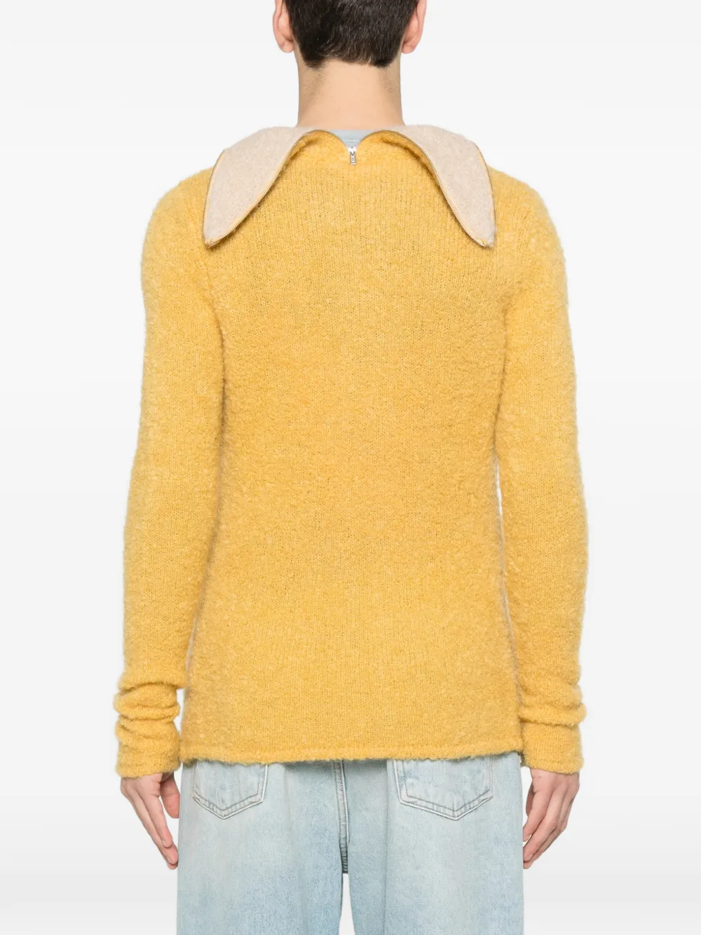 Charles Jeffrey Loverboy Banana Zip Cardigan | Yellow | FARFETCH