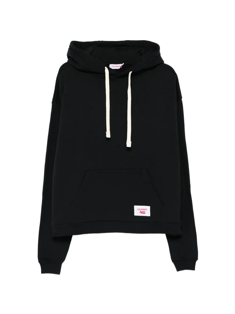 Charles Jeffrey Loverboy ears pouch hoodie - Nero