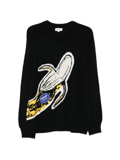 Charles Jeffrey Loverboy graphic crew-neck sweater