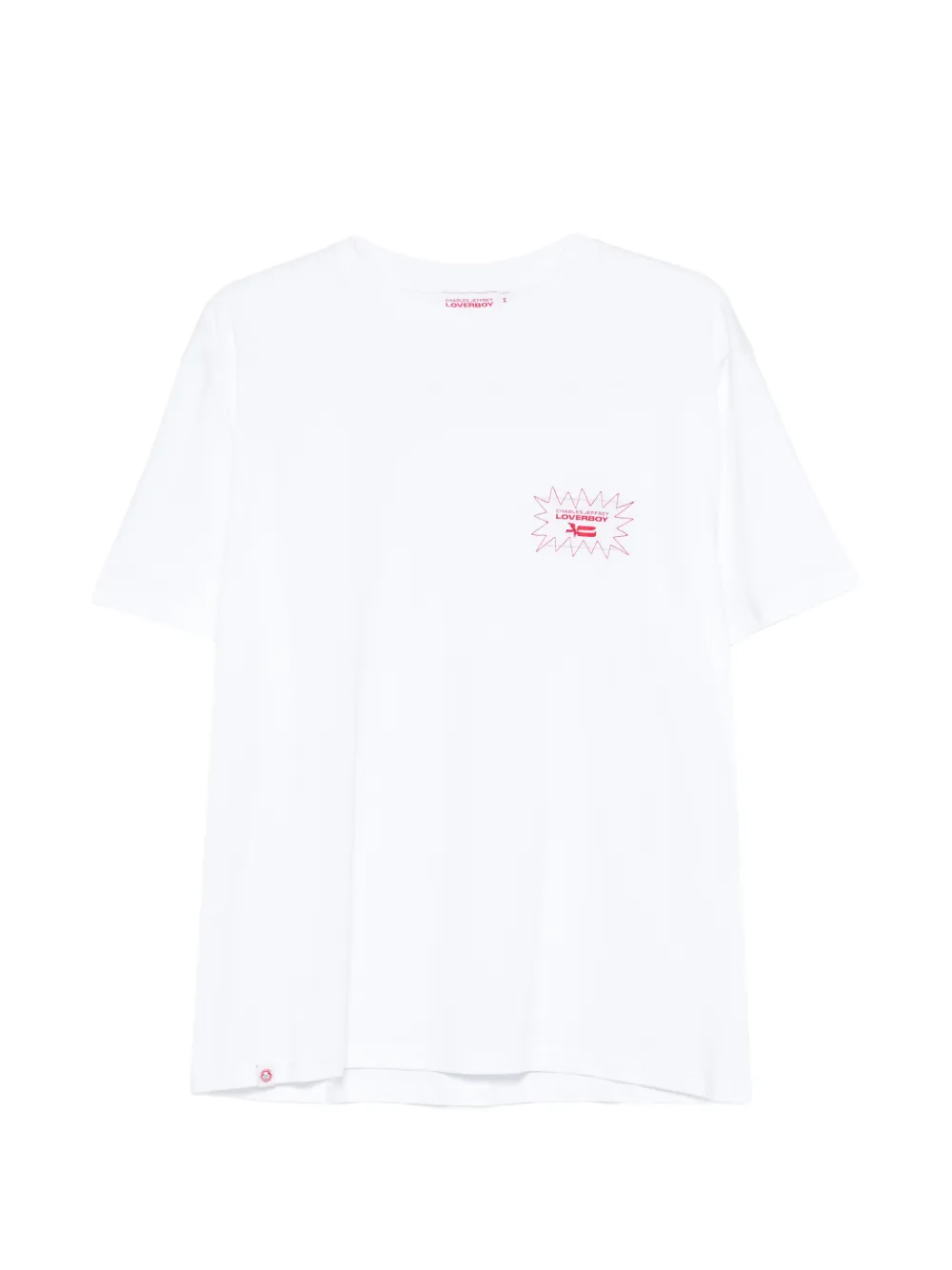 Charles Jeffrey Loverboy Label graphic T-shirt - Bianco