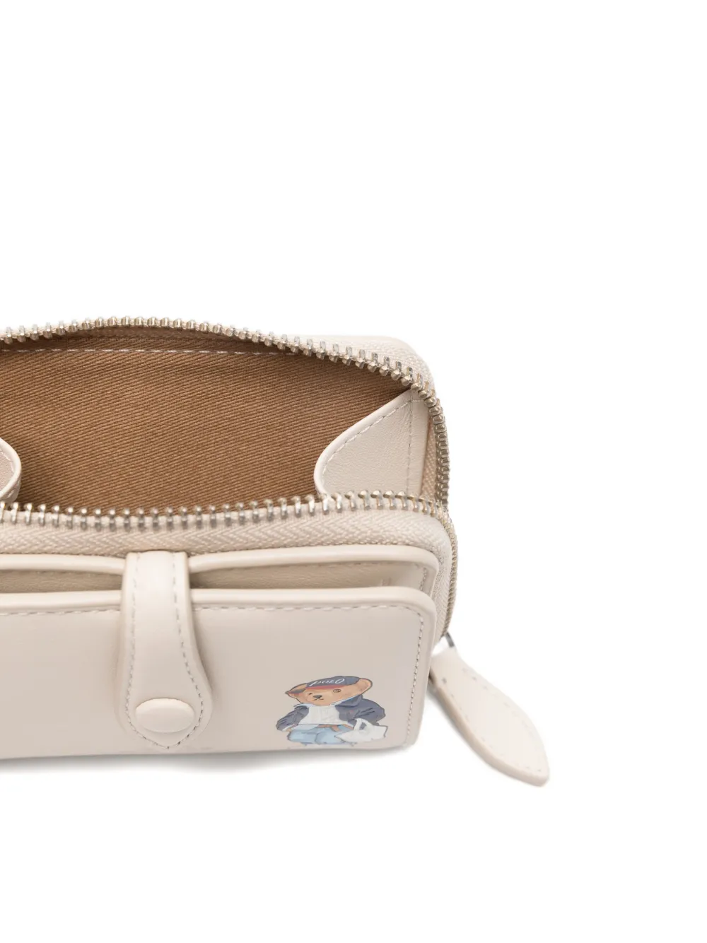 Polo Bear leather wallet