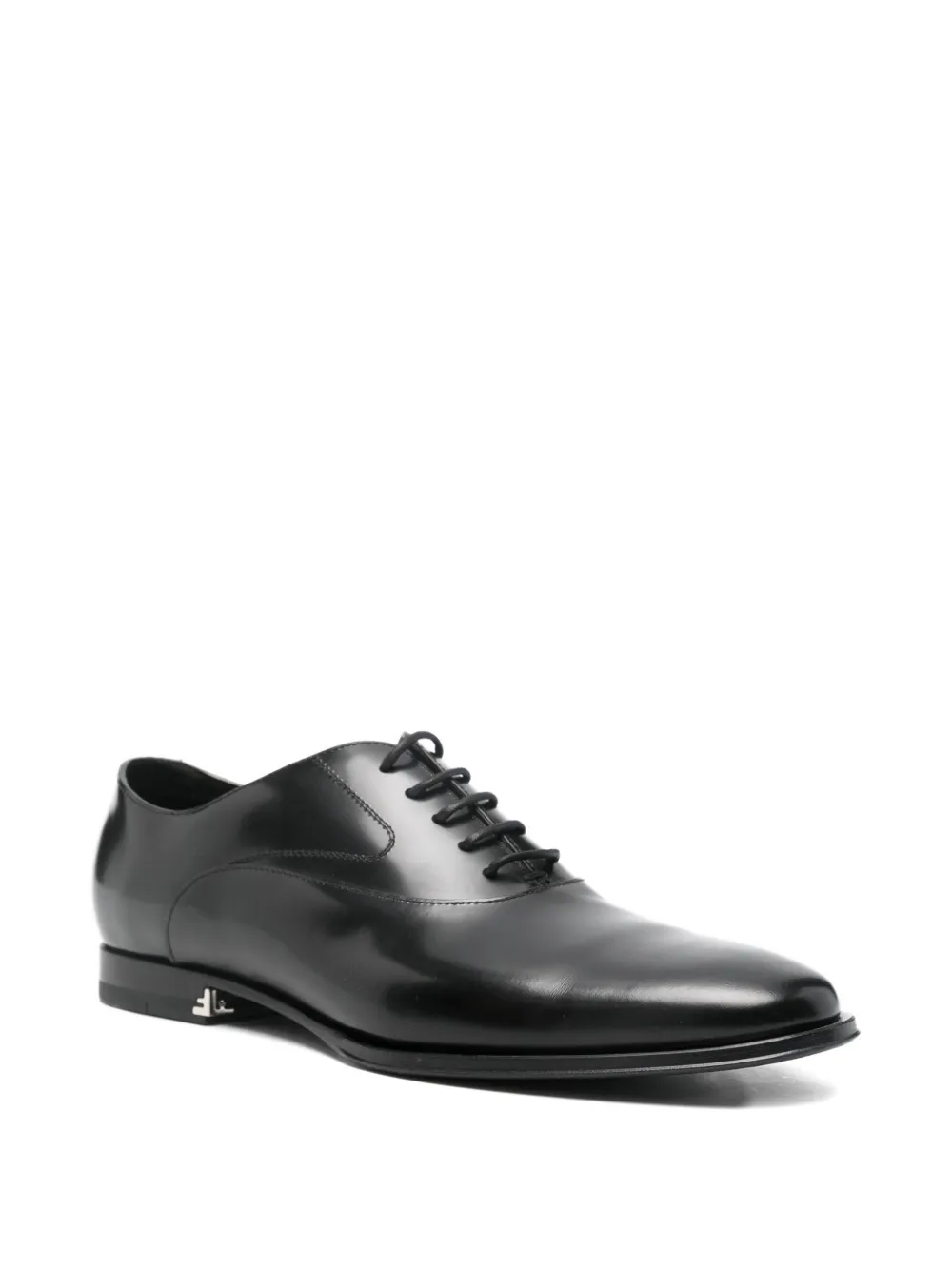 FENDI Leren Oxford schoenen Zwart